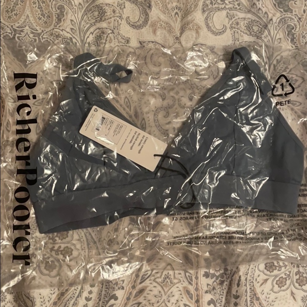 Richer Poorer Classic Bralette - blue mirage